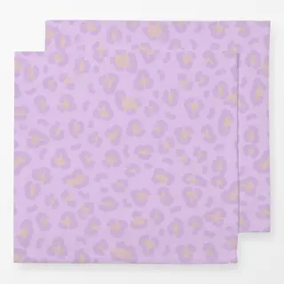 Servietten Leo Print Lila