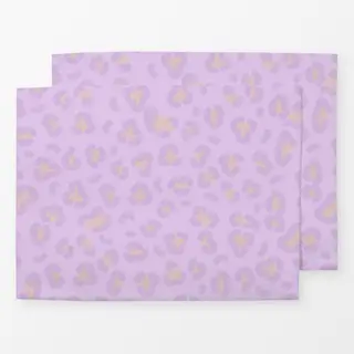 Tischset Leo Print Lila