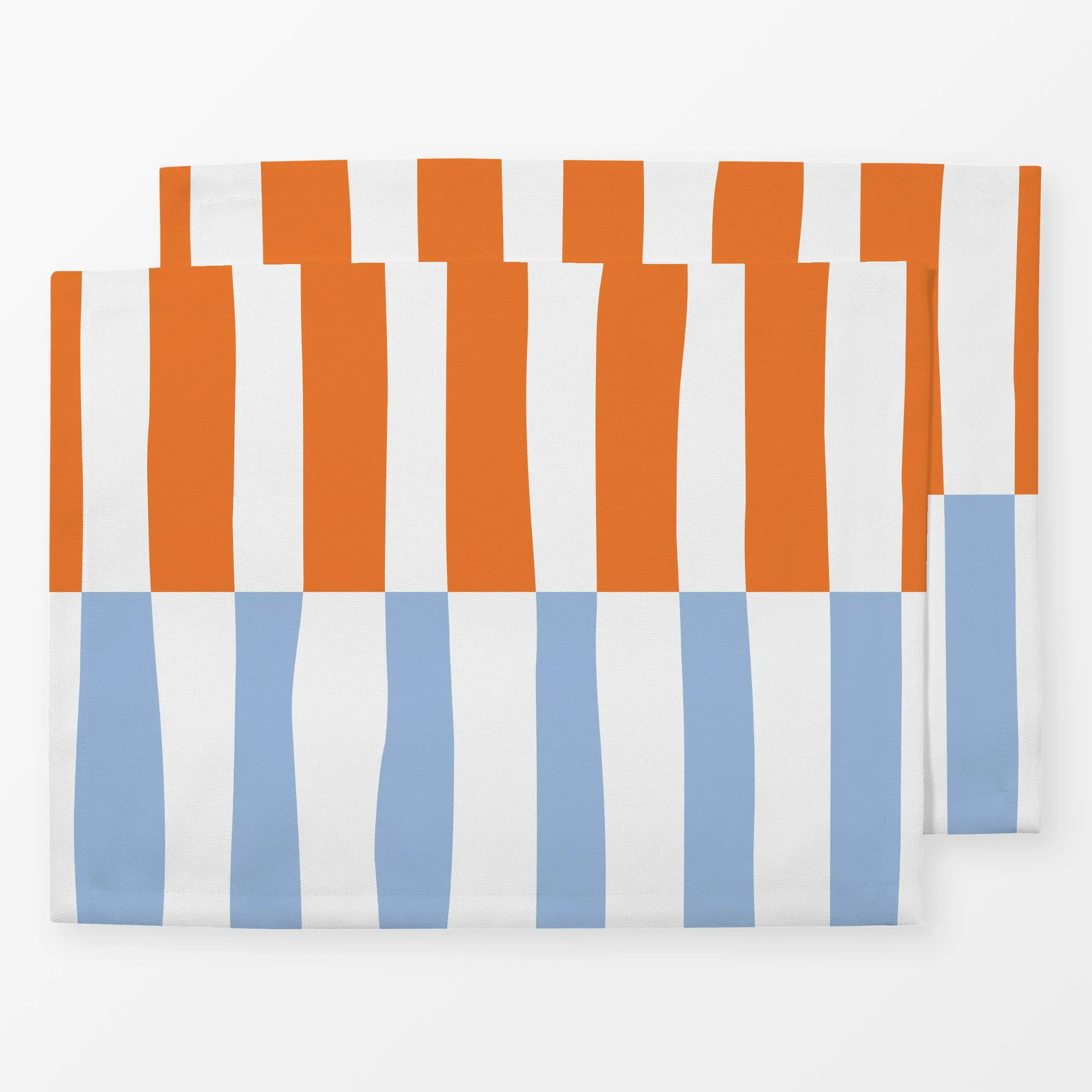 Tischset Streifen Duo 02 - Herbst, Symbole & Muster - von „moDeern Design Studio"; Streifen, Herbst, Herbstdeko, Streifenmus...