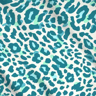 Meterware Farbfreude Leopard Animal 2