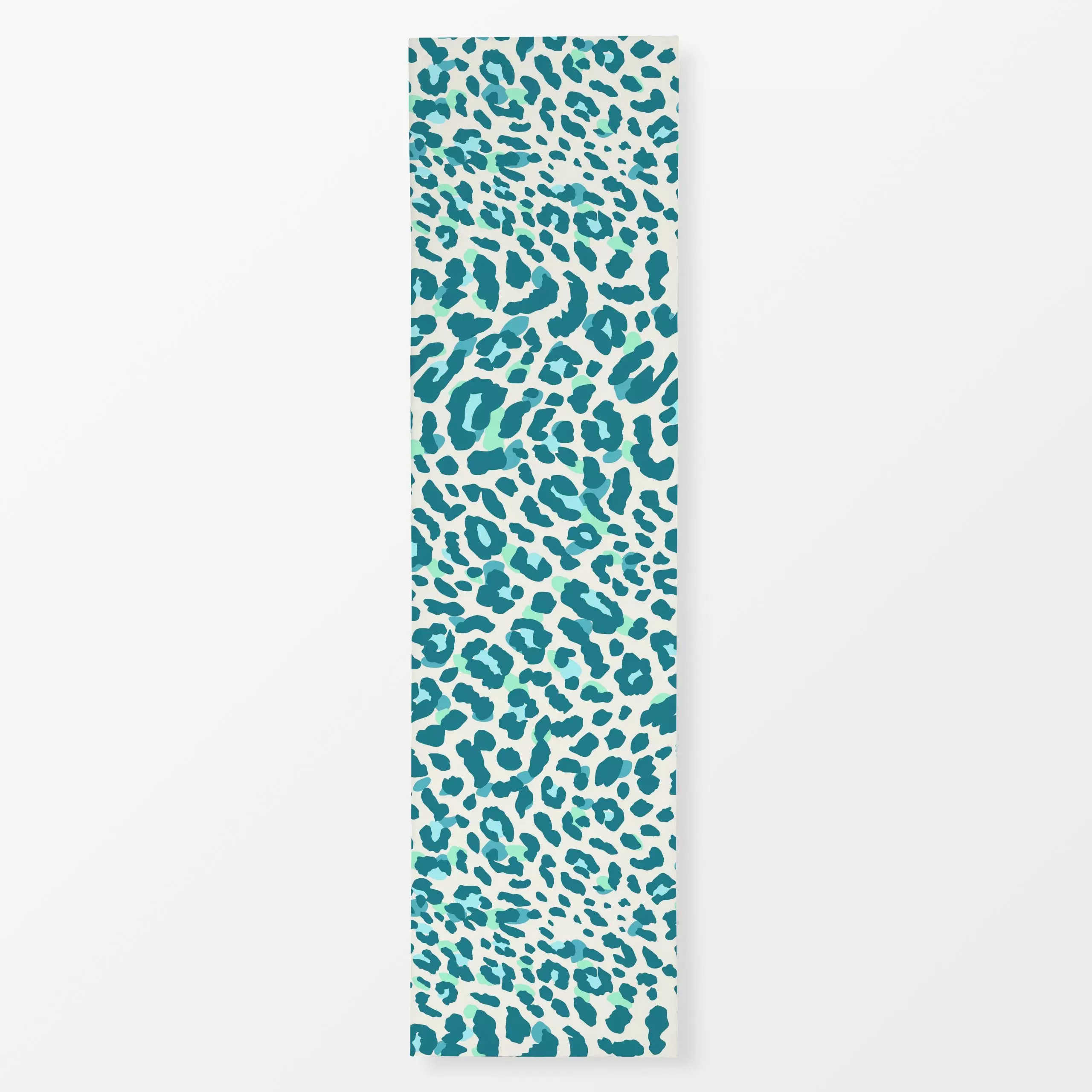 Tischläufer Farbfreude Leopard Animal 2 - Sommer, Tiere, Symbole & Muster - von „Primus Pattern"; Sommer, Leo, Leopard, turk...