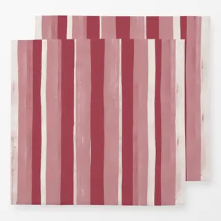 Servietten Art Stripes altrosa
