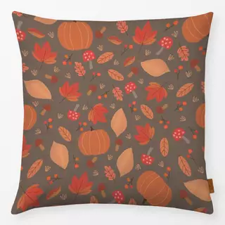 Kissen Watercolor Herbst Dunkel