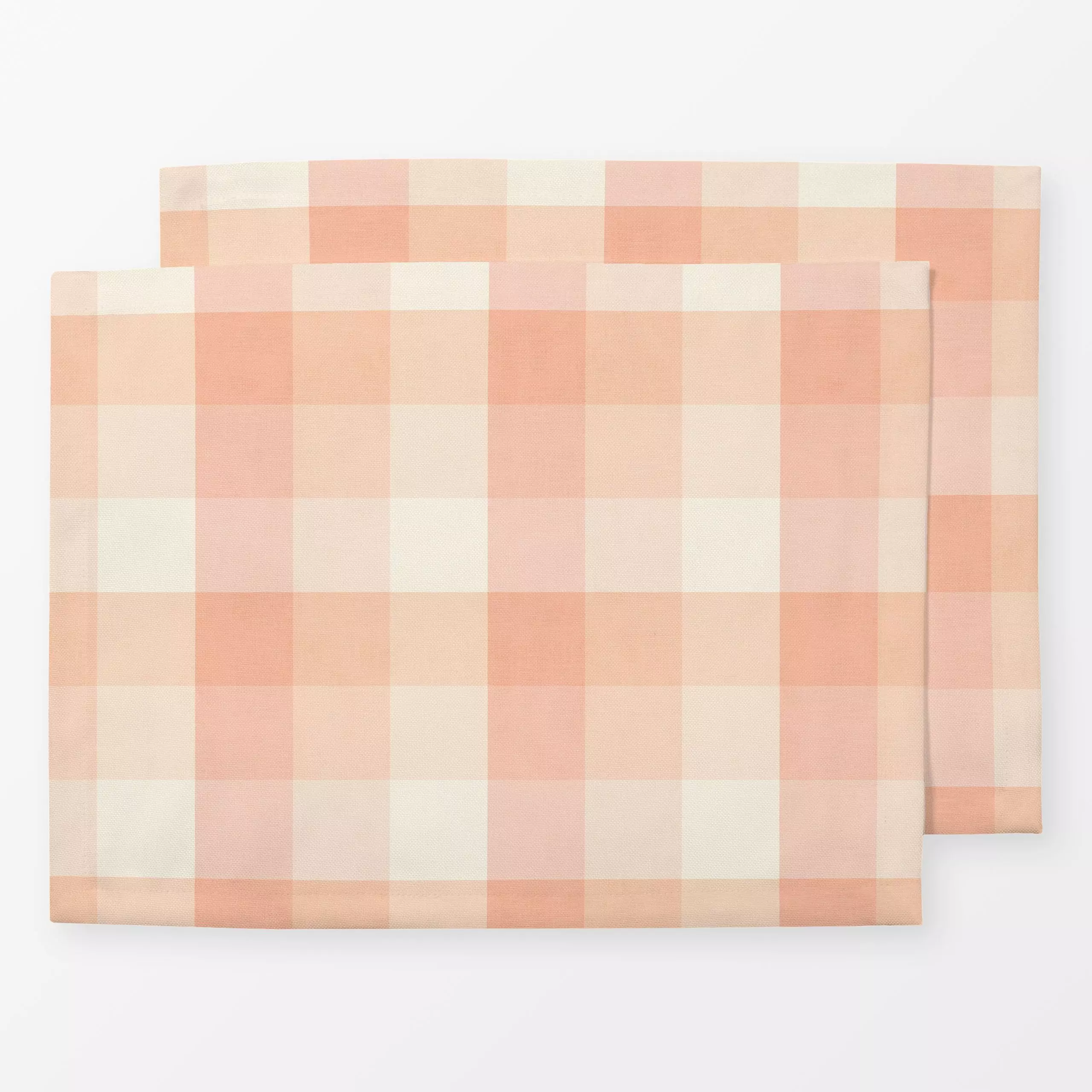 Tischset Boho Retro Buffalo checks I - Symbole & Muster - von „Bloomery Decor"; boho, Retro, kariert, sunrise, checks, buffa...