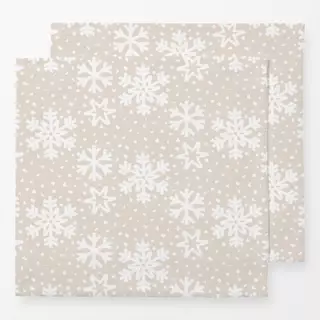 Servietten Let It Snow 3 Weihnachten