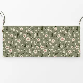 Bankauflage Blumenmuster Frühling Sommer