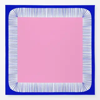 Tischdecke Bogenrahmen Blau Pink