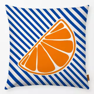 Kissen orange fruit stripes