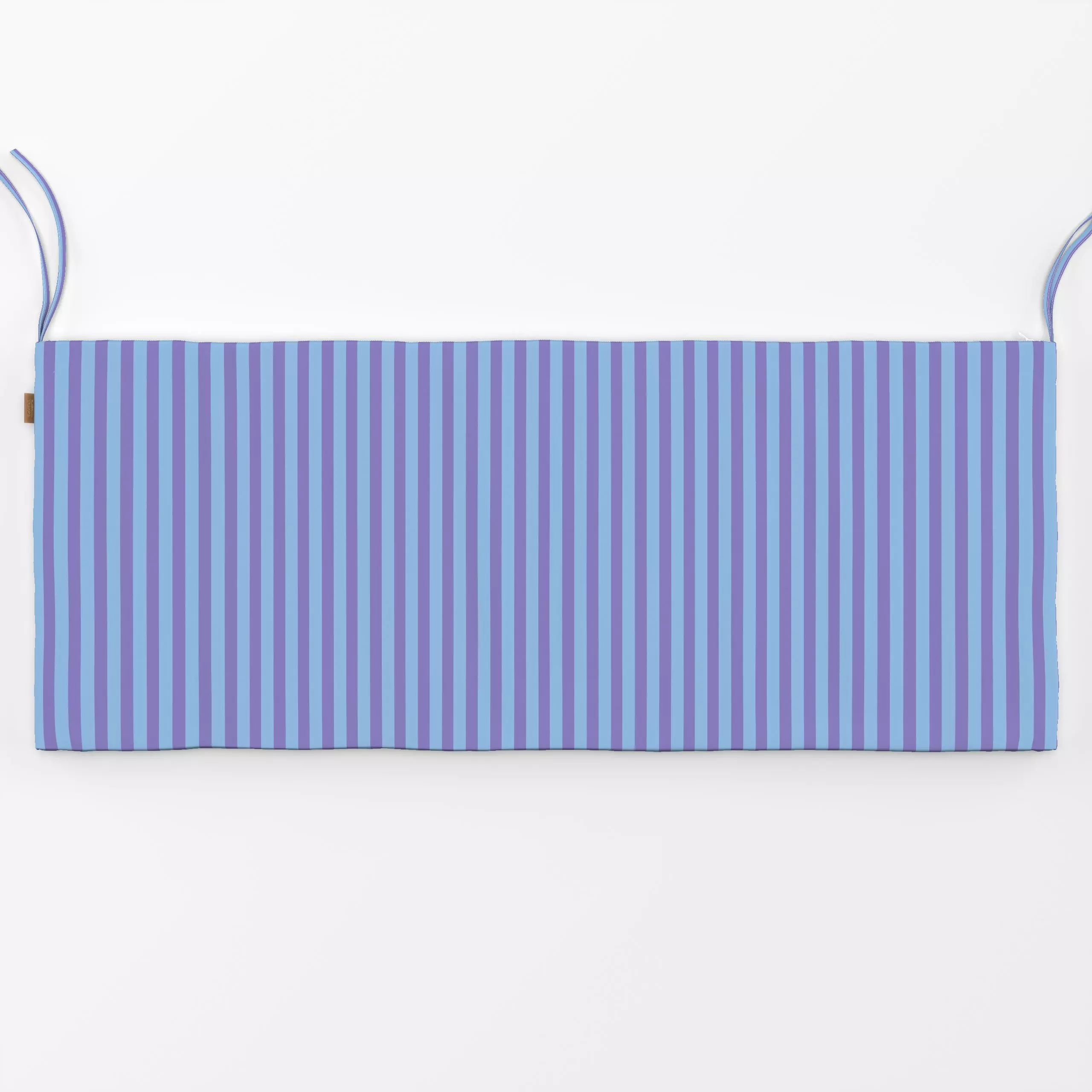Bankauflage Stripes Babyblau Violett - Frühling, Symbole & Muster - von „textilwerk"; Illustration, skandinavisch, beige, Os...