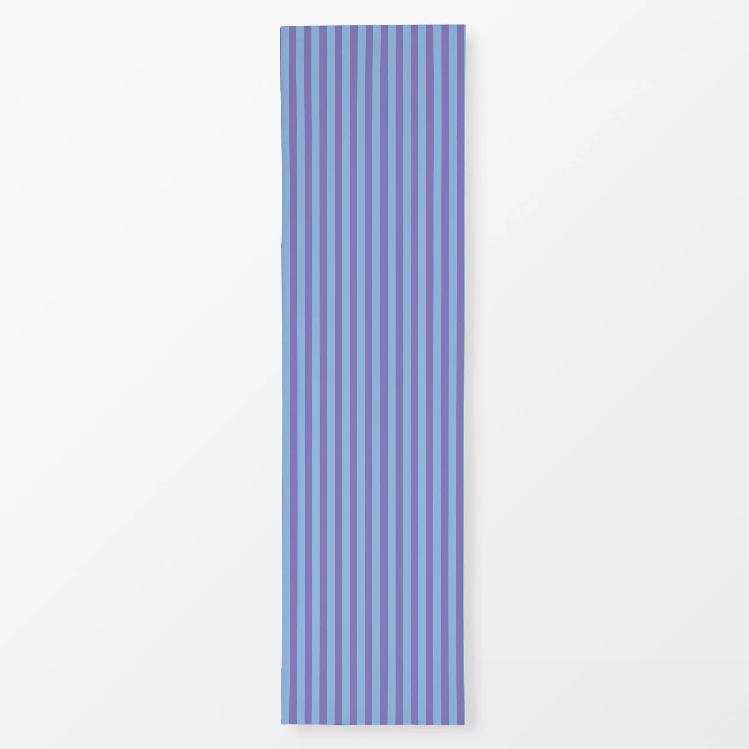 Tischläufer Stripes Babyblau Violett, gemustert, Ostern, von textilwerk