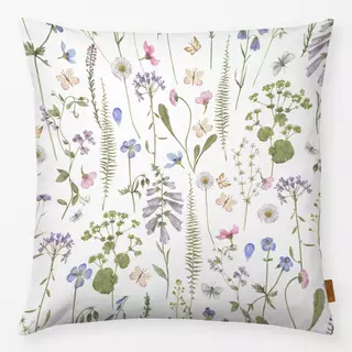 Kissen Wildblumen und Schmetterlinge