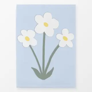 Geschirrtücher Kleine Blume Daisy Hellblau