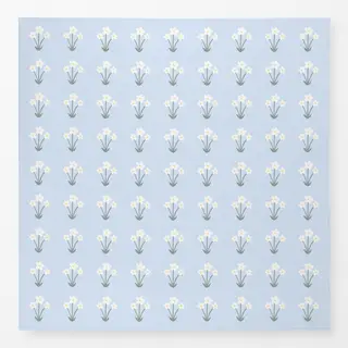 Tischdecke Kleine Blume Daisy Hellblau