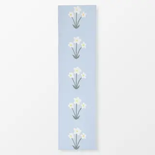Tischläufer Kleine Blume Daisy Hellblau