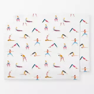 Tischset Yoga People