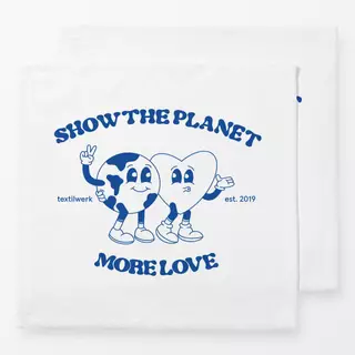 Servietten Show The Planet Meeresblau