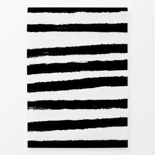 Geschirrtücher Streifen Schwarz Weiß