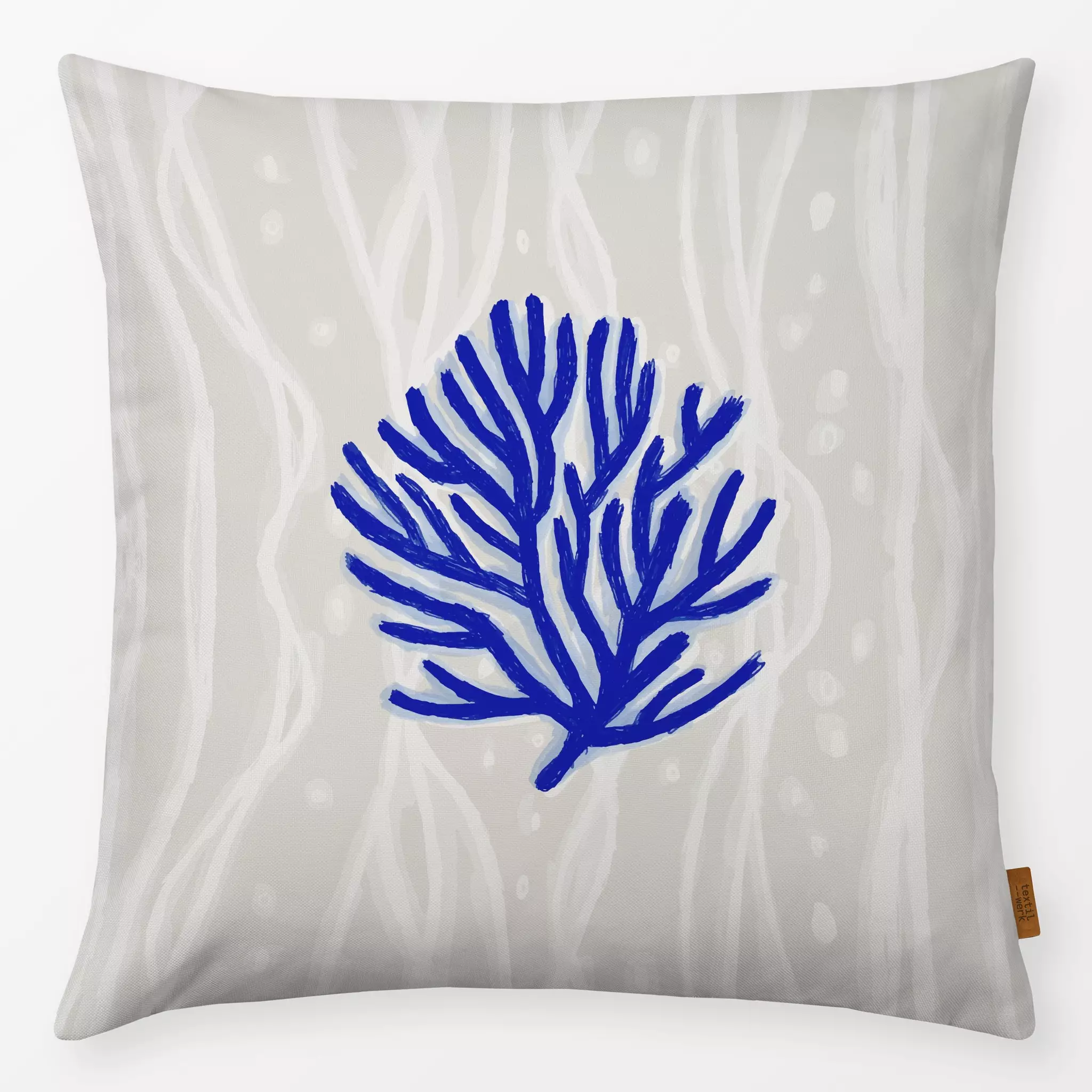 Kissen Kissen Vibrant Summer Koralle blau 2