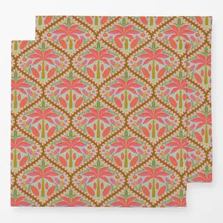 Servietten Tropical Summer Pink Grün