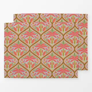 Tischset Tropical Summer Pink Grün