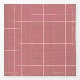 Tischdecke Minimal Karo Rosa Mauve