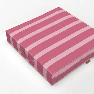 Bodenkissen Stripes pink and rose