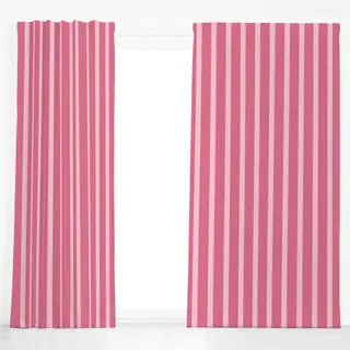 Dekovorhang Stripes pink and rose
