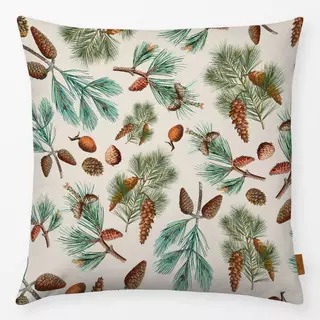 Kissen Tannenzweige 1 beige