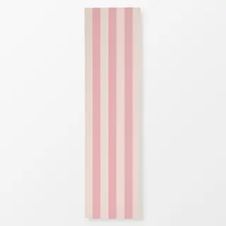 Tischläufer Blockstreifen rosa puder