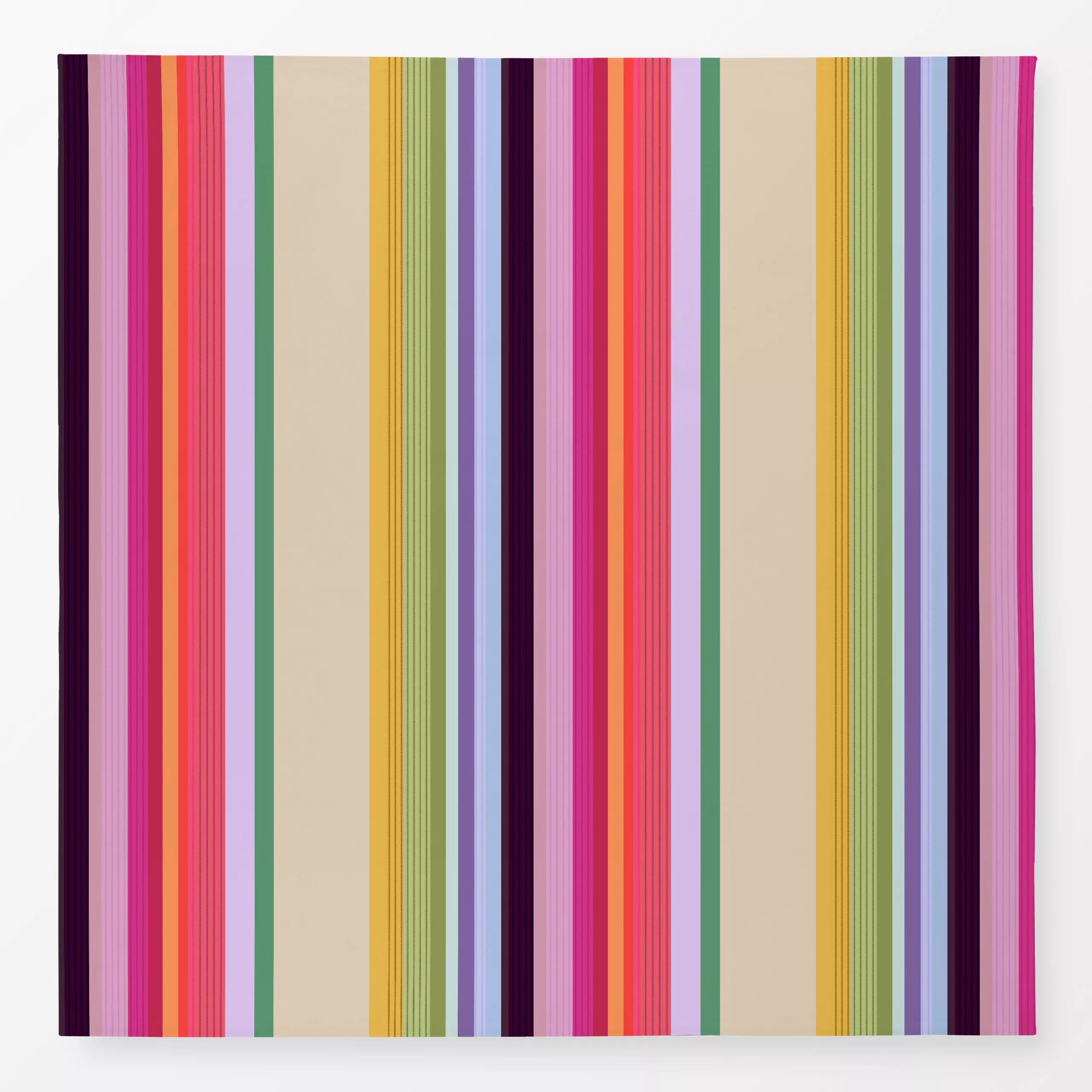 Tischdecke Bunte Vertikale Streifen, gemustert, Sommer, von Alisa Knöß