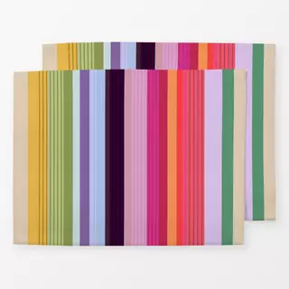Tischset Bunte Vertikale Streifen