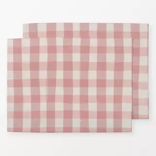 Tischset Leuchtendes Rosa Vichy
