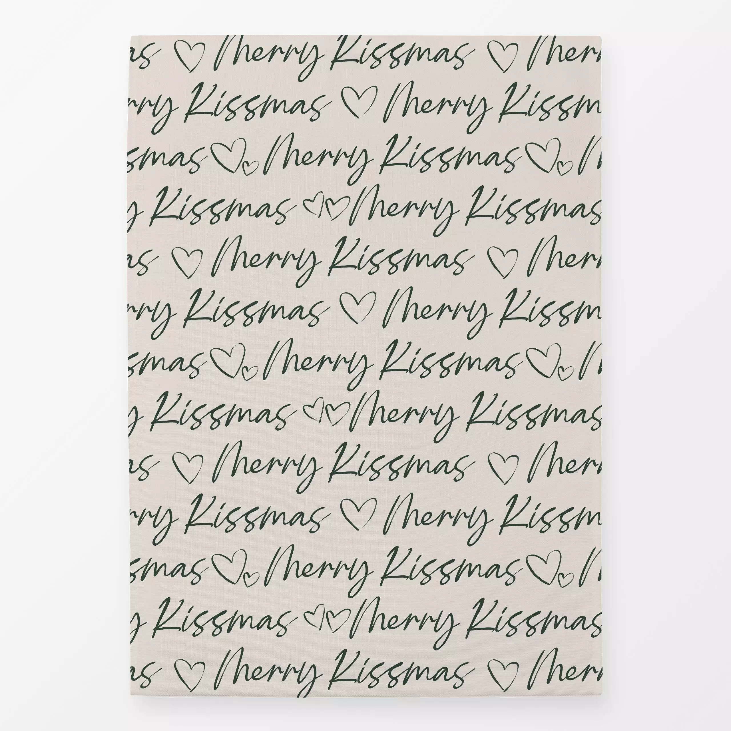 Geschirrtücher Merry Kissmas - Sprüche & Schriftzüge, Weihnachten, Anlässe - von „Studio Kesse"; Merry Christmas, Weihnachts...
