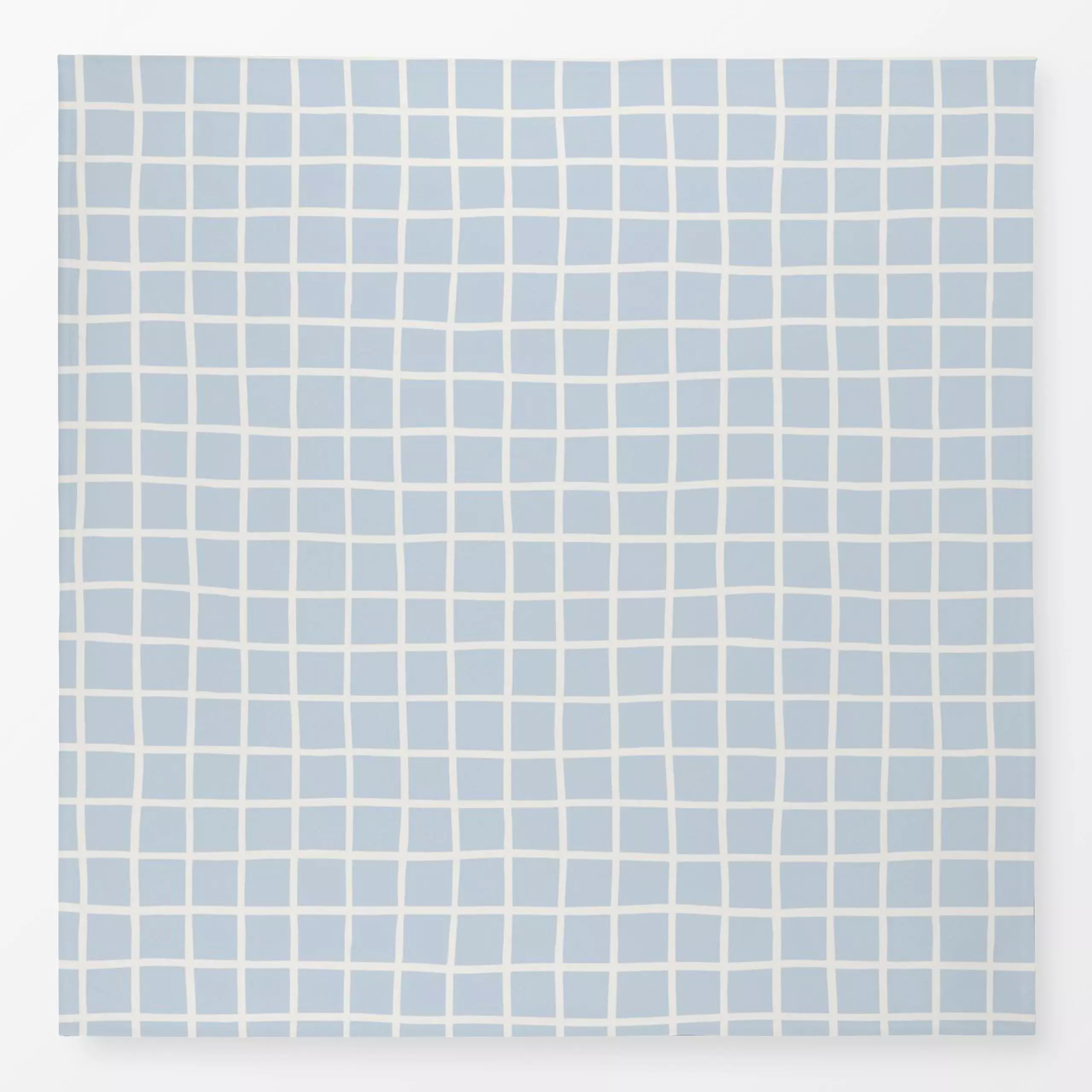 Tischdecke Hygge Time – Kürbis auf Karo - Herbst, Sprüche & Schriftzüge, Gemüse - von „Vivian Hasenclever"; Natur, Orange, H...