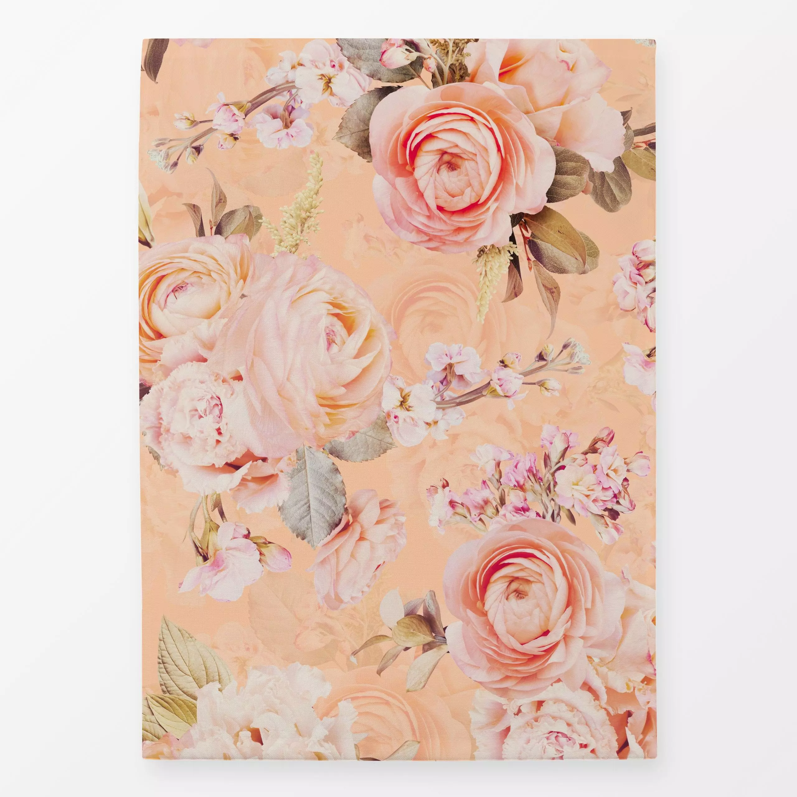 Geschirrtücher Summer Roses 1 - Blumen & Florales, Retro & Vintage - von „Uta Naumann"; Muster, Garten, Blüten, Botanisch, f...