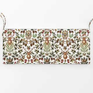 Bankauflage Woodland Wildlife White