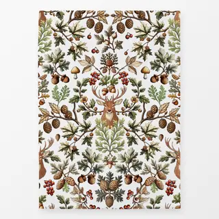 Geschirrtücher Woodland Wildlife White