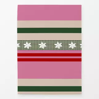 Geschirrtücher Weihnachtsmuster Pink Rot Grün