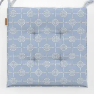 Sitzkissen Circle Tile Blue