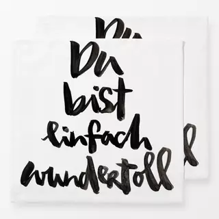 Servietten Du bist einfach wundertoll