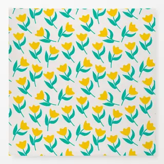 Tischdecke Sweet Flower Pattern Yellow