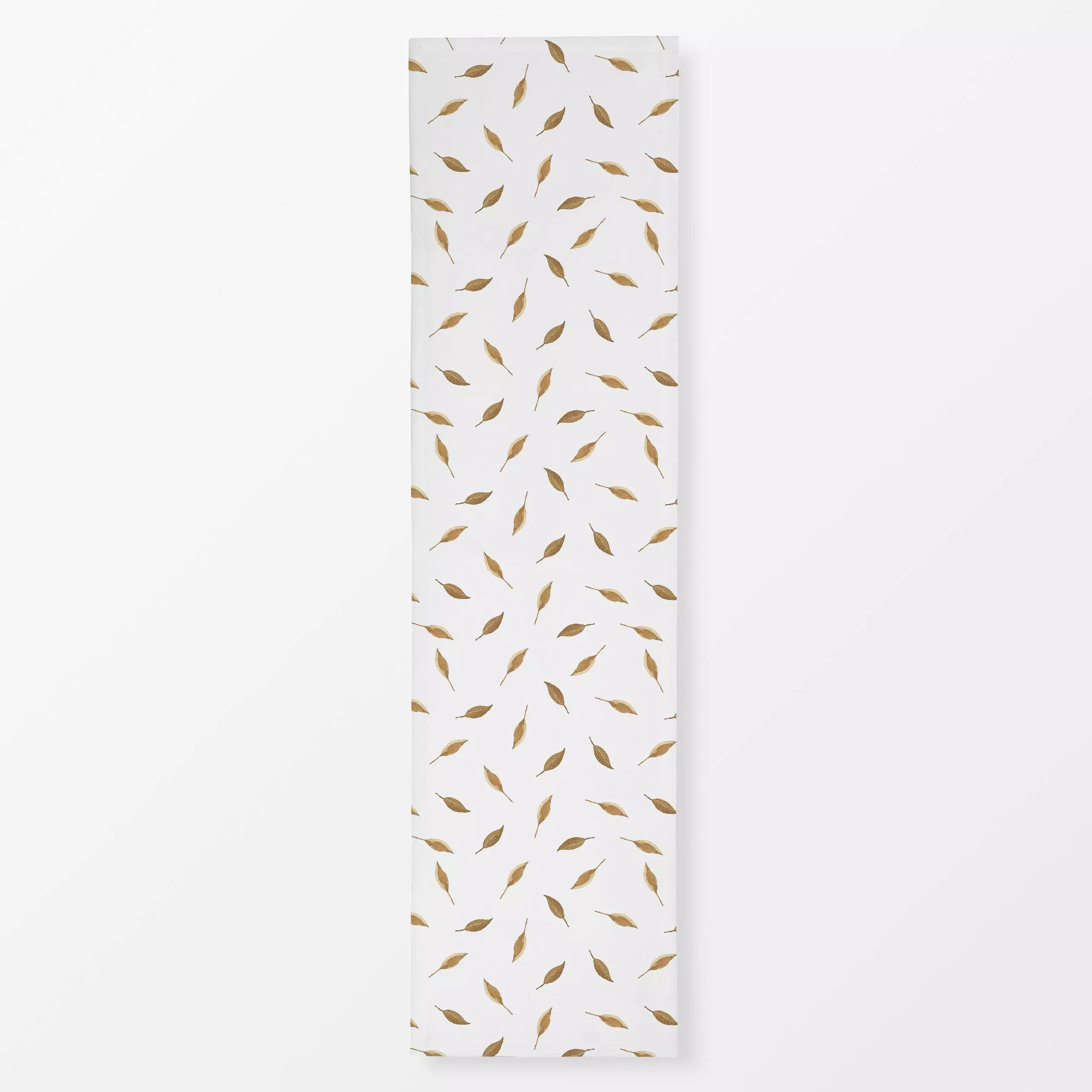 Tischläufer Cosy Autumn Blätterwirbel - Herbst, Pflanzen & Botanik - von „Lena Yokota"; Muster, Blätter, Herbst, pattern, le...