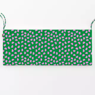 Bankauflage Bright Christmas pink + green