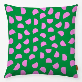 Kissen Bright Christmas pink + green