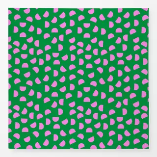 Tischdecke Bright Christmas pink + green