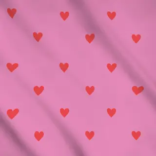 Meterware Mistletoe Pink Hearts