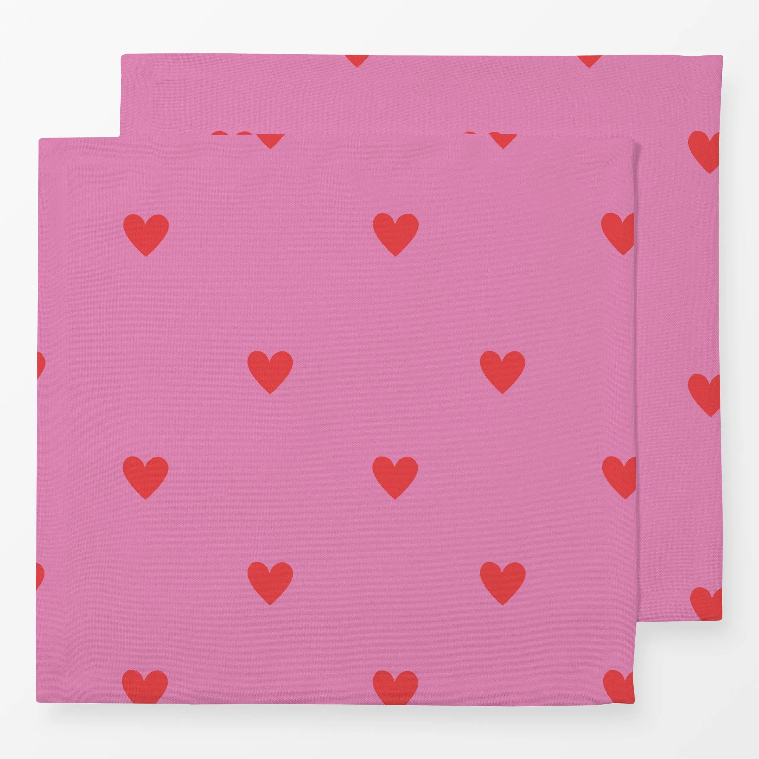 Servietten Mistletoe Pink Hearts - Kinderzimmer & Motive für Kinder, Liebe, Romantik & Pride, Winter - von „Studio ROSAGRAU"...