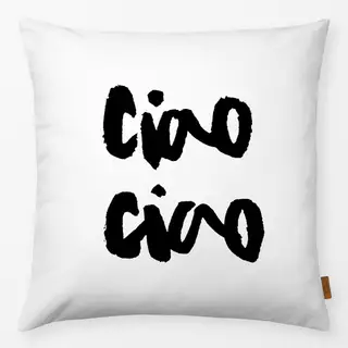 Kissen Ciao Ciao Lettering