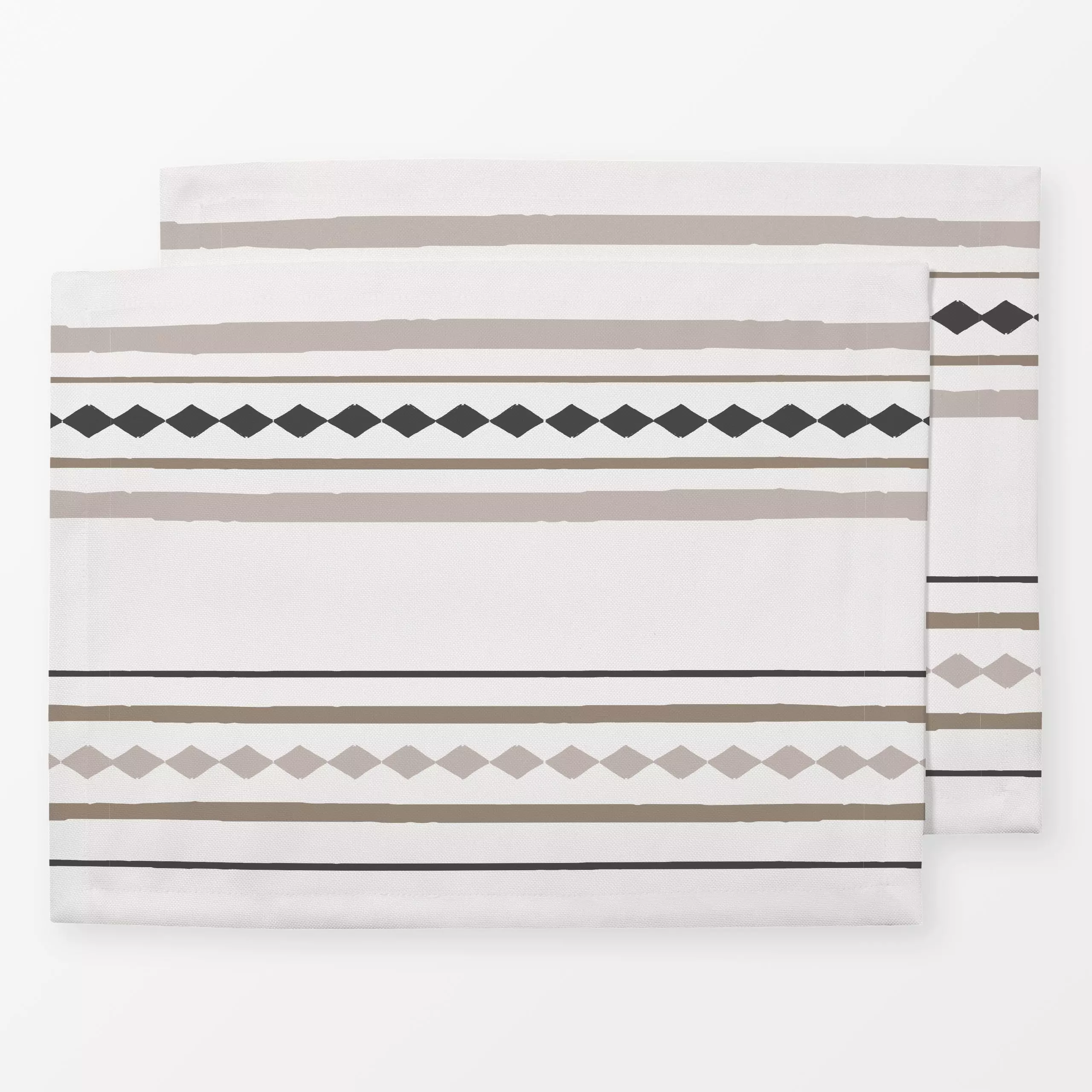 Tischset Modern Stripes No5 - Sommer, Symbole & Muster - von „Kruth Design"; Streifen, skandinavisch, Garten, Sommer, klassi...