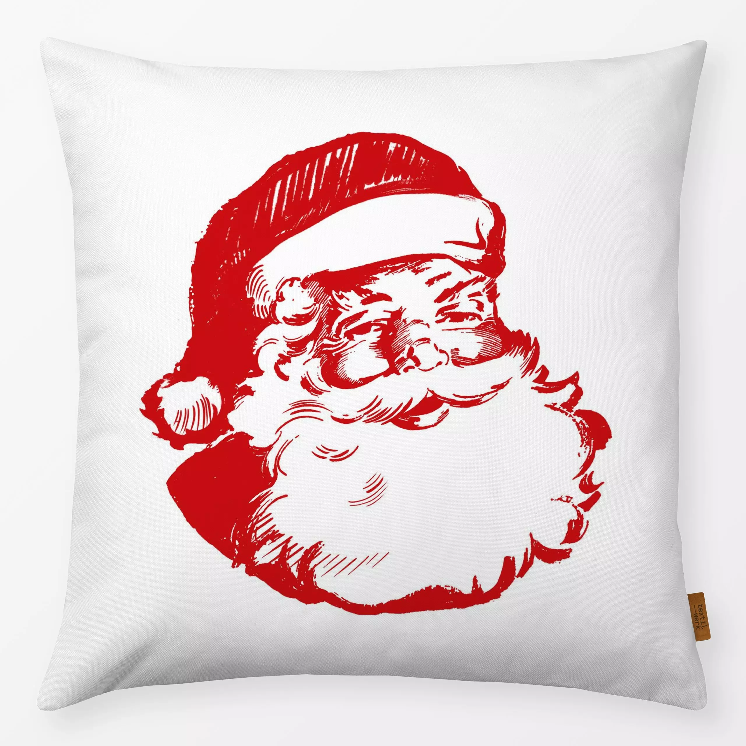 Kissen Weihnachtsmann - Weihnachten, Winter, Anlässe - von „Studio Kesse x sweetlivinginterior"; Merry Christmas, Weihnachts...